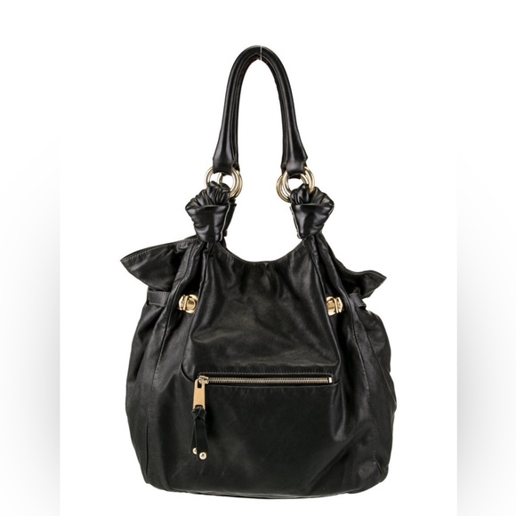Marc Jacobs Handbags - Marc Jacobs  Black Leather Shoulder Hobo Tote Bag